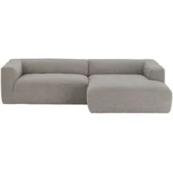 Höffner Ecksofa  Brio ¦ grau ¦ Maße (cm): H: 65
