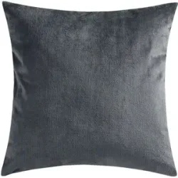 Höffner Kissen 60 x 60 cm Campo ¦ grau ¦ Maße (cm): B: 60 H: 60