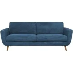 Soho Sofa  Smilla ¦ blau ¦ Maße (cm): B: 217 H: 85 T: 93.0