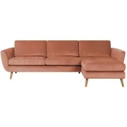 Soho Ecksofa  Smilla ¦ orange ¦ Maße (cm): B: 274 H: 85 T: 156.0