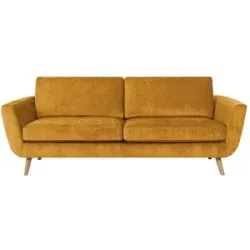 Soho Sofa  Smilla ¦ gelb ¦ Maße (cm): B: 217 H: 85 T: 93.0