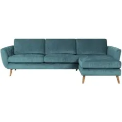 Soho Ecksofa  Smilla ¦ türkis/petrol ¦ Maße (cm): B: 274 H: 85 T: 156.0