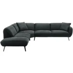 pop Ecksofa  Ventus ¦ schwarz ¦ Maße (cm): B: 304