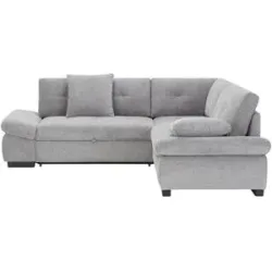 Bobb Ecksofa  Lindsay ¦ grau ¦ Maße (cm): B: 255 H: 91 T: 225.0