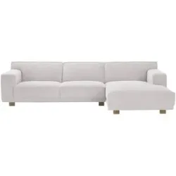 Soho Ecksofa Cord Weiß Trenisha ¦ beige ¦ Maße (cm): B: 301 H: 74 T: 160.0