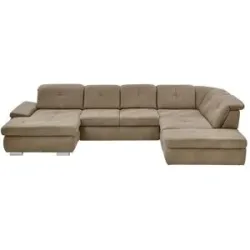 Lounge Collection Wohnlandschaft  Affair ¦ braun ¦ Maße (cm): B: 371 H: 100 T: