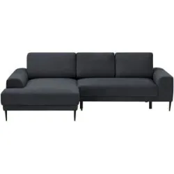 switch Ecksofa  Capitol ¦ schwarz ¦ Maße (cm): B: 276 H: 73 T: 175.0