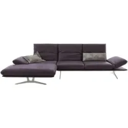 Koinor Ecksofa Echtleder Francis ¦ lila/violett ¦ Maße (cm): B: 314 H: 93 T: