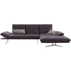 Koinor Ecksofa Echtleder Francis ¦ lila/violett ¦ Maße (cm): B: 314 H: 93 T: