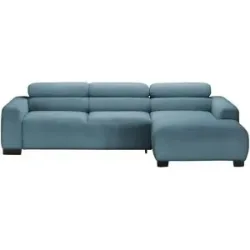 Jette Home Ecksofa  Flirt ¦ blau ¦ Maße (cm): B: 258 H: 84 T: 179.0