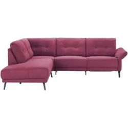 Jette Home Ecksofa  Scope ¦ rot ¦ Maße (cm): B: 258 H: 88 T: 221.0