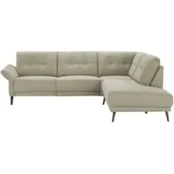 Jette Home Ecksofa  Scope ¦ grün ¦ Maße (cm): B: 258 H: 88 T: 221.0