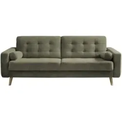 uno Schlafsofa mit Bettkasten Fjord ¦ grün ¦ Maße (cm): B: 226 H: 88 T: 90.0