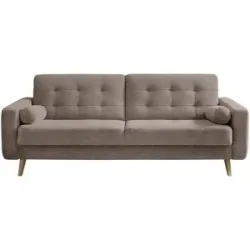 uno Schlafsofa mit Bettkasten Fjord ¦ beige ¦ Maße (cm): B: 226 H: 88 T: 90.0
