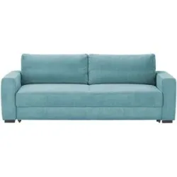 Höffner Querschläfer mit Schlaffunktion Lindsey ¦ blau ¦ Maße (cm): B: 244 H: 92 T: