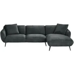 pop Ecksofa  Ventus ¦ schwarz ¦ Maße (cm): B: 281 H: 111 T: 174.0
