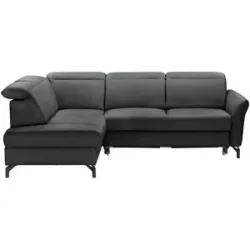 uno Ecksofa  Basel ¦ schwarz ¦ Maße (cm): B: 243 H: 100 T: 200.0