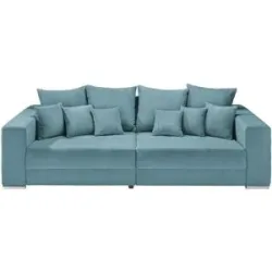 uno Bigsofa aus Cordstoff Ricardo ¦ blau ¦ Maße (cm): B: 262 H: 85 T: 111.0