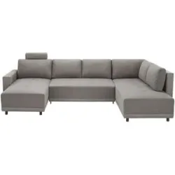 switch Wohnlandschaft  Vera ¦ grau ¦ Maße (cm): B: 339 H: 89 T: 217.0