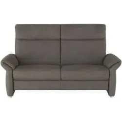 Wohnwert Einzelsofa Mikrofaser Melina ¦ grau ¦ Maße (cm): B: 186 H: 107 T: 97.0