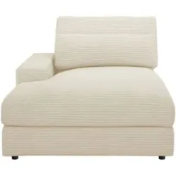 Höffner Element Ottomane Armlehne links Branna ¦ beige ¦ Maße (cm): B: 116 H: 88 T: