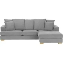 Soho Ecksofa  Franka ¦ grau ¦ Maße (cm): B: 268 H: 87 T: 161.0
