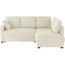 Bobb Ecksofa mit Boxspringpolsterung  Lisa de Luxe ¦ creme ¦ Maße (cm): B: 235