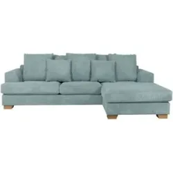 Soho Ecksofa  Franka ¦ grün ¦ Maße (cm): B: 268 H: 87 T: 161.0