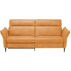 Hukla Sofa 3-sitzig  Solea ¦ gelb ¦ Maße (cm): B: 224 T: 95.0