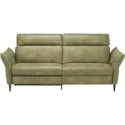 Hukla Sofa 3-sitzig  Solea ¦ grün ¦ Maße (cm): B: 224 T: 95.0
