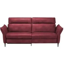Hukla Sofa 3-sitzig  Solea ¦ rot ¦ Maße (cm): B: 224 T: 95.0