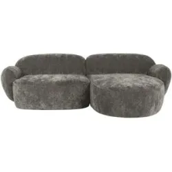 Soho Ecksofa  Bubble ¦ grau ¦ Maße (cm): B: 236 H: 80 T: 164.0