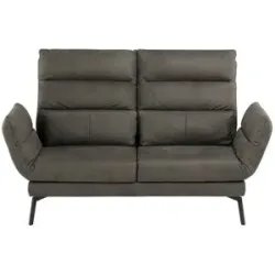 Max Schelling Sofa 2-sitzig aus Echtleder Sentence Komfort ¦ braun ¦ Maße (cm):