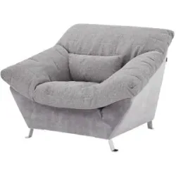 Höffner Sessel  Cher ¦ grau ¦ Maße (cm): B: 118 H: 86 T: 105.0