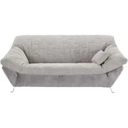 Höffner Einzelsofa  Cher ¦ grau ¦ Maße (cm): B: 202 H: 86 T: 105.0