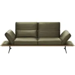 Koinor Einzelsofa aus Echtleder Fendo ¦ grün ¦ Maße (cm): B: 236 H: 73 T: 123.0