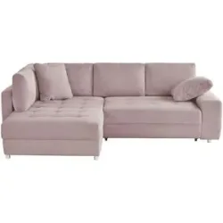 Bobb Ecksofa  Arissa de Luxe ¦ rosa/pink ¦ Maße (cm): B: 265 H: 84 T: 215.0
