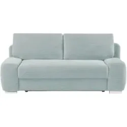 Bobb Schlafsofa mit Boxspringpolsterung  Viannie de Luxe ¦ blau ¦ Maße (cm): B: