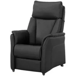 Hukla Relaxsessel  Pascal ¦ schwarz ¦ Maße (cm): B: 77 H: 115 T: 90.0