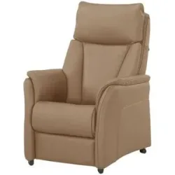 Hukla Relaxsessel  Pascal ¦ braun ¦ Maße (cm): B: 77 H: 115 T: 90.0