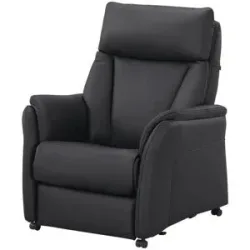 Hukla Relaxsessel  Pascal ¦ schwarz ¦ Maße (cm): B: 83 H: 105 T: 90.0