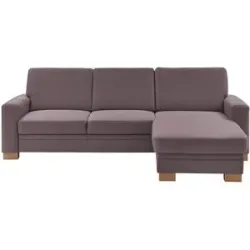 meinSofa Ecksofa  Uli-S ¦ lila/violett ¦ Maße (cm): B: 248 H: 90 T: 163.0