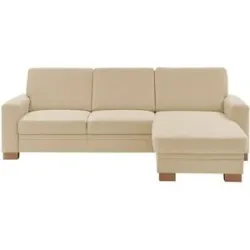 meinSofa Ecksofa  Uli-S ¦ beige ¦ Maße (cm): B: 248 H: 90 T: 163.0