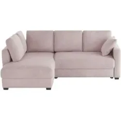 Bobb Ecksofa mit Boxspringpolsterung  Lisa de Luxe ¦ rosa/pink ¦ Maße (cm): B: