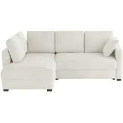Bobb Ecksofa mit Boxspringpolsterung  Lisa de Luxe ¦ grau ¦ Maße (cm): B: 235 H: