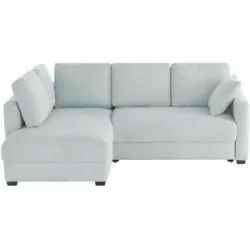 Bobb Ecksofa mit Boxspringpolsterung  Lisa de Luxe ¦ blau ¦ Maße (cm): B: 235 H: