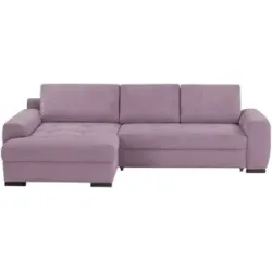 Bobb Ecksofa in kuscheligem Cordstoff Soumia ¦ lila/violett ¦ Maße (cm): B: 283