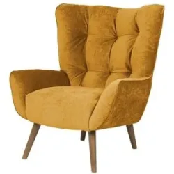 Soho Polstersessel  Jolyn ¦ gelb ¦ Maße (cm): B: 87 H: 100 T: 86.0