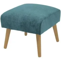 Soho Polsterhocker  Jolyn ¦ türkis/petrol ¦ Maße (cm): B: 49 H: 45 T: 49.0