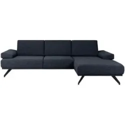Soho Ecksofa  Gemma ¦ blau ¦ Maße (cm): B: 282 H: 84 T: 166.0